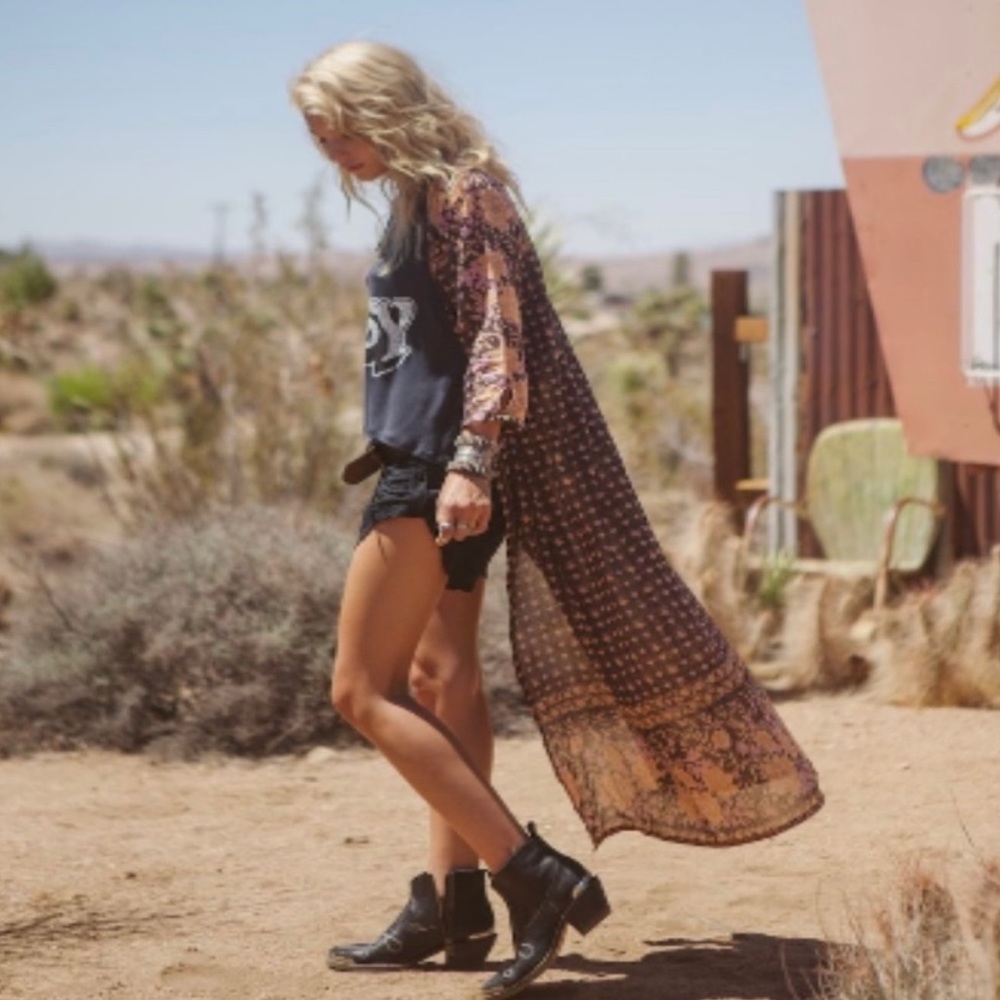 Spell & the gypsy desert rose long kimono duster